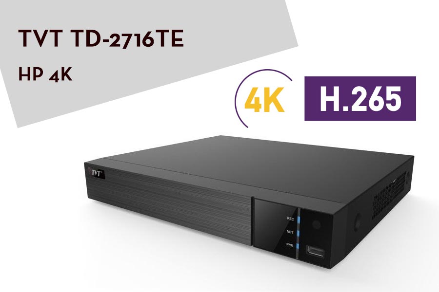 Καταγραφικό TVT TD-2716ΤE-HP 4K